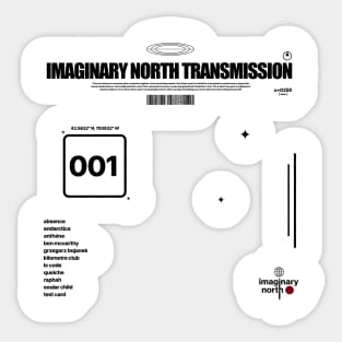 Imaginary North Transmission 001 Sticker